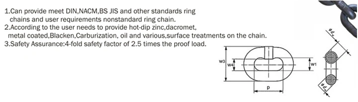 8mm Black Hoist Lifting Chain